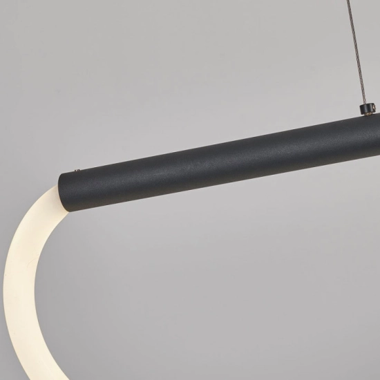 Lampa wisząca Meleca S 1xLED LP-2345/1P S BK CCT LIGHT PRESTIGE
