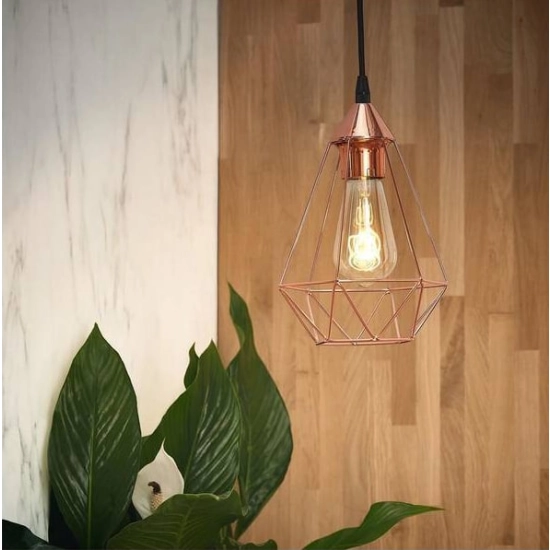 Lampa wisząca miedziana Tarbes 94193