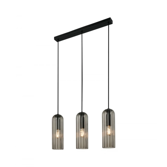 Lampa wisząca Miella 3 Nordlux - przydymione szkło 2412533047