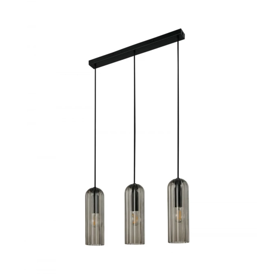 Lampa wisząca Miella 3 Nordlux - przydymione szkło 2412533047