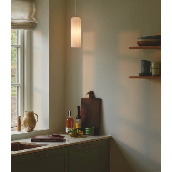 Lampa wisząca Miella Nordlux - mleczne szkło, pojedyncza 2412523001