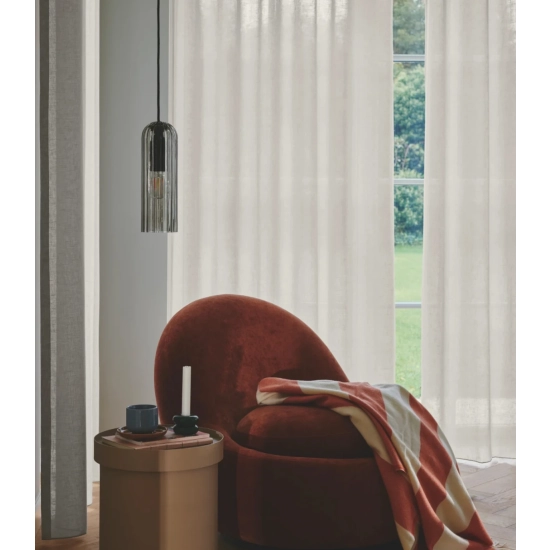 Lampa wisząca Miella Nordlux - przydymione szkło, pojedyncza 2412523047