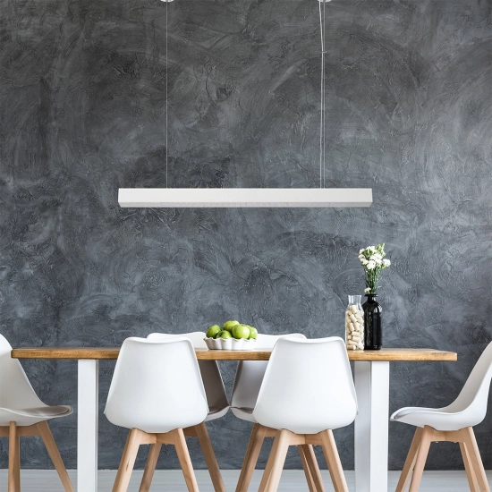 Lampa wisząca Mira L LED CCT Tuya biała LP-1201/1P L WH Smart LIGHT PRESTIGE