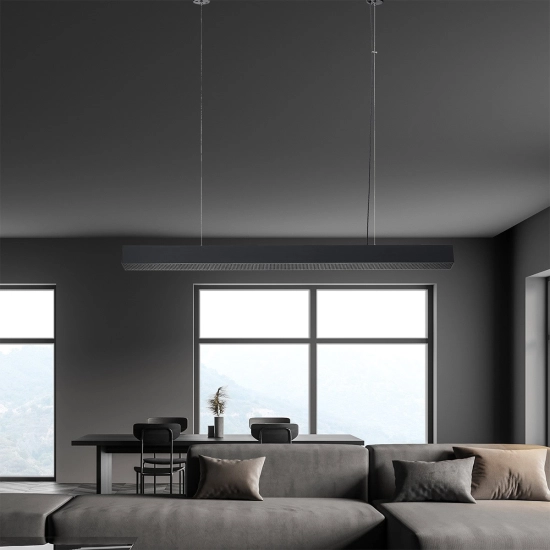 Lampa wisząca Mira L LED CCT Tuya czarna LP-1201/1P L BK Smart LIGHT PRESTIGE