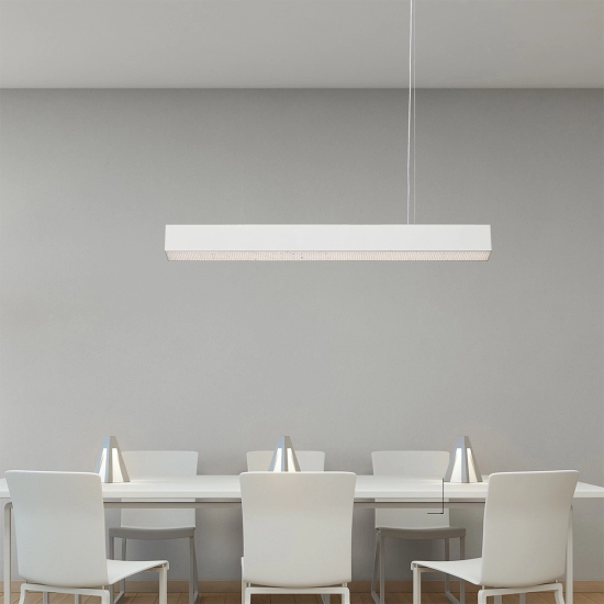 Lampa wisząca Mira M LED CCT Tuya biała LP-1201/1P M WH Smart LIGHT PRESTIGE