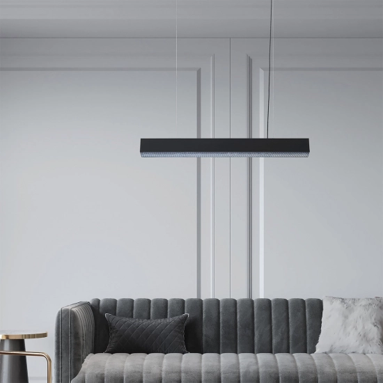 Lampa wisząca Mira M LED CCT Tuya czarna LP-1201/1P M BK Smart LIGHT PRESTIGE