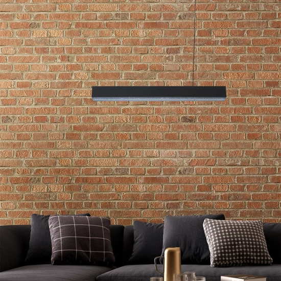 Lampa wisząca Mira M LED CCT Tuya czarna LP-1201/1P M BK Smart LIGHT PRESTIGE