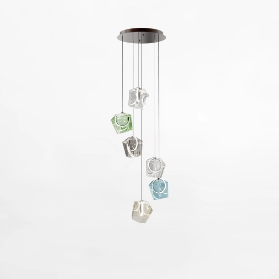 Lampa wisząca COLORE MD3350A-6BL/MIX LED 6x6W 804LM 3000K Zuma Line - zdjęcie produktu