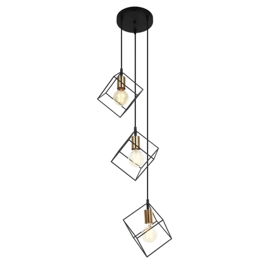 Lampa wisząca Morestel MDM-4244/3 BK+BRO Italux - zdjęcie produktu