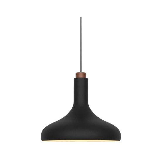 Lampa wisząca DFTP Fuji czarna Drewno & Metal 2620153003 Nordlux