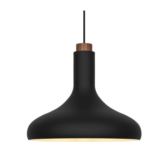 Lampa wisząca DFTP Fuji czarna Drewno & Metal 2620153003 Nordlux