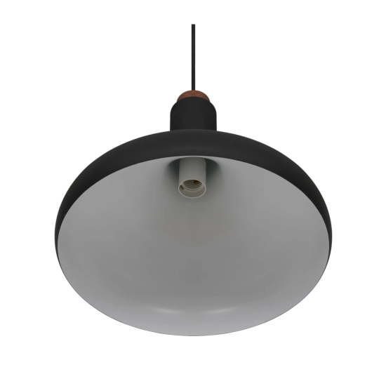Lampa wisząca DFTP Fuji czarna Drewno & Metal 2620153003 Nordlux
