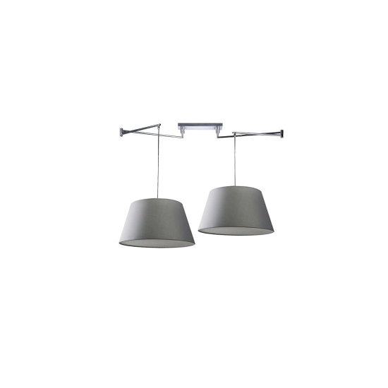 Lampa wisząca NATALIA 2 S GREY AZ1923+AZ2591 AZZARDO