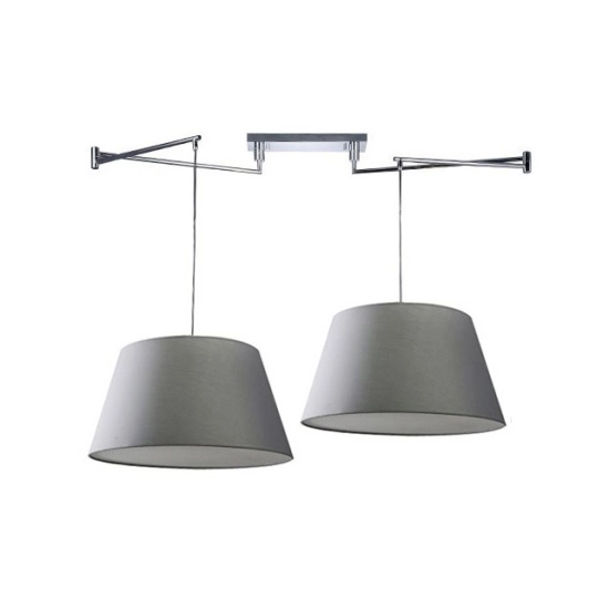 Lampa wisząca NATALIA 2 S GREY AZ1923+AZ2591 AZZARDO