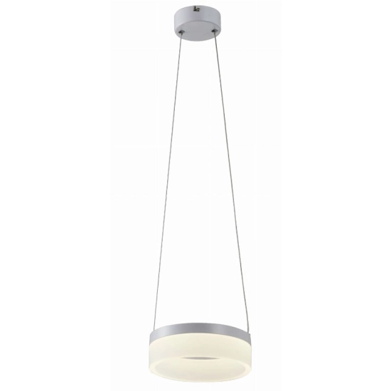 kinkiecikpl lampa wisząca NICKI 1pł LED biała 330201-01 REALITY