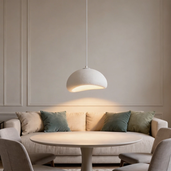 Lampa wisząca Nube 30cm biała LP-0030/1P 30cm WH LIGHT PRESTIGE