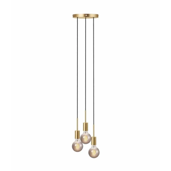 kinkiecik.pl Lampa wisząca mosiądz potrójna PACO 2112063035 Nordlux