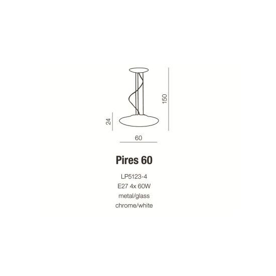 Lampa PIRES 60 AZ0278 AZZARDO