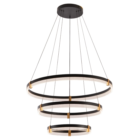 Lampa wisząca Plum 3 LED CCT czarna LP-0407/3P BK LIGHT PRESTIGE