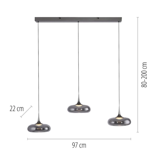 Lampa wisząca POSH 15693-15 Paul Neuhaus by Zuma Line Schöner Wohnen