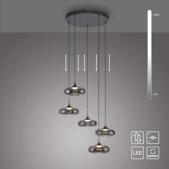 Lampa wisząca POSH 15694-15 Paul Neuhaus Schöner Wohnen - zdjęcie produktu