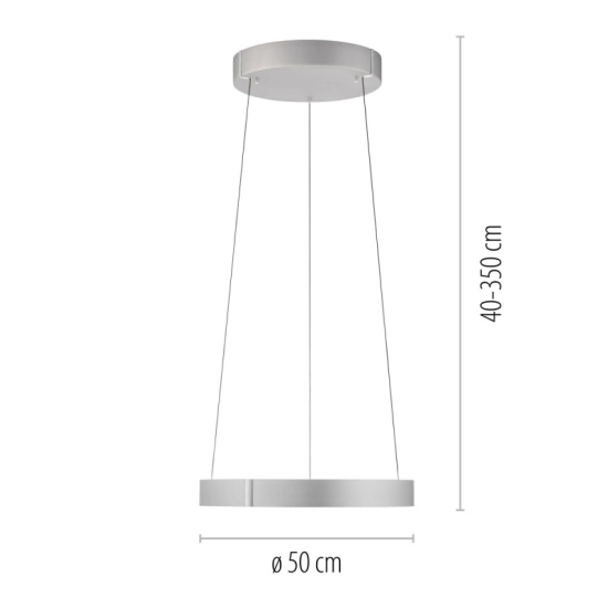 PURE E-CLIPSE LAMPA WISZĄCA z pilotem 2560-95 Paul Neuhaus by Zuma Line