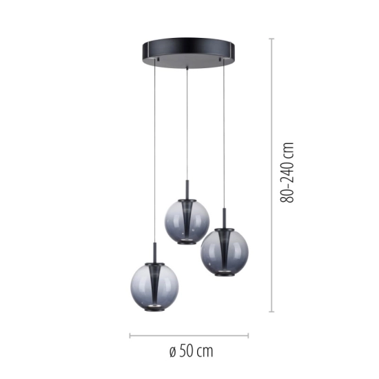 Lampa wisząca PURE E-INFINITY 2222-15 Paul Neuhaus by Zuma Line