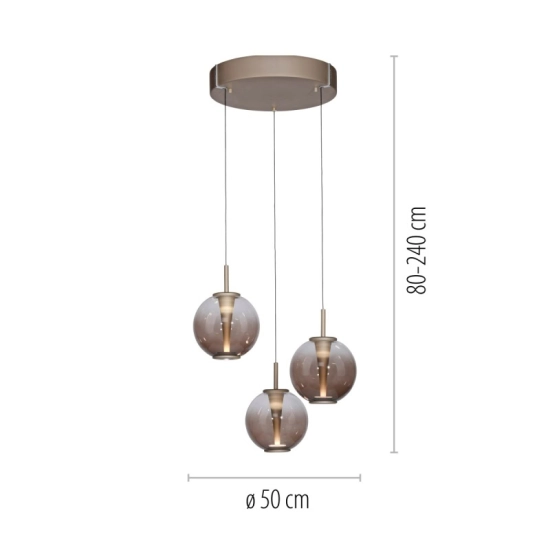 Lampa wisząca PURE E-INFINITY 2222-97 Paul Neuhaus by Zuma Line