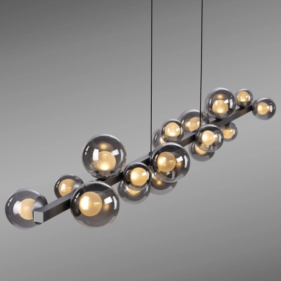 LAMPA WISZĄCA E-POPUP z pilotem SZARY 2558-15 Paul Neuhaus by Zuma