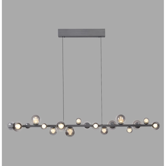 LAMPA WISZĄCA E-POPUP z pilotem SZARY 2558-15 Paul Neuhaus by Zuma