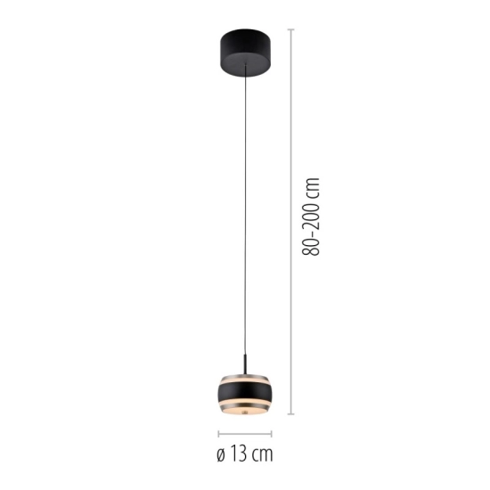 Lampa wisząca PURE FALLING RINGS 2503-18 Paul Neuhaus by Zuma