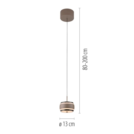 Lampa wisząca PURE FALLING RINGS 2503-97 Paul Neuhaus by Zuma