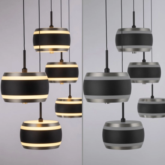 Lampa wisząca PURE FALLING RINGS 2504-18 Paul Neuhaus by Zuma