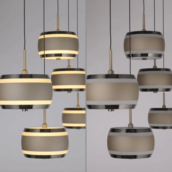 Lampa wisząca PURE FALLING RINGS 2504-97 Paul Neuhaus by Zuma