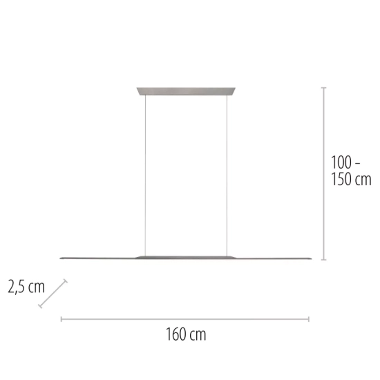 Lampa wisząca PURE SURFACE 2302-15 Paul Neuhaus by Zuma Line