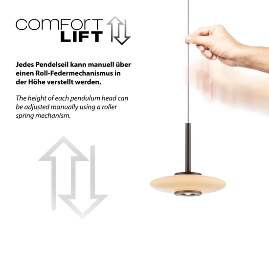 Lampa wisząca PURE VITRUM 2053-34 Paul Neuhaus by Zuma Line