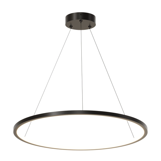 Lampa Wisząca Ringa LED czarna PL0150-BK yaskr