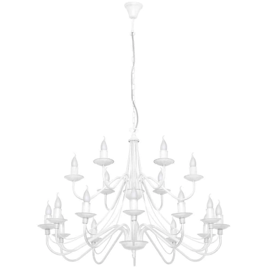 Lampa wisząca RÓŻA BIAŁA 397S ALDEX - zdjęcie produktu