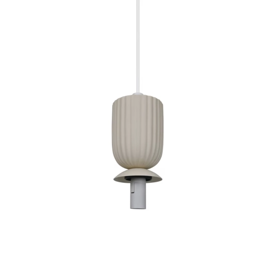 Lampa wisząca Sadie beżowa, mleczny klosz 2512603009 Nordlux