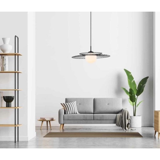 Lampa wisząca SARAH MDM-4000/1 BK Italux ------- Italux - zdjęcie produktu