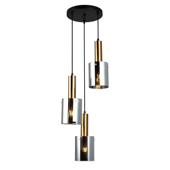 Lampa wisząca Sardo PND-5581-3A-BRO+SG ITALUX - zdjęcie produktu