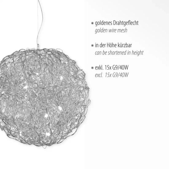 Lampa wisząca SAREA 2019-21 Paul Neuhaus