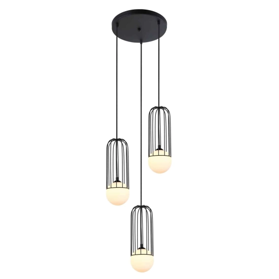 Lampa wisząca SIMON MDM-3938/3 BK Italux - zdjęcie produktu