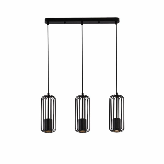 Lampa wisząca Sintra 3xGU10 czarna LP-975/3L BK LIGHT PRESTIGE