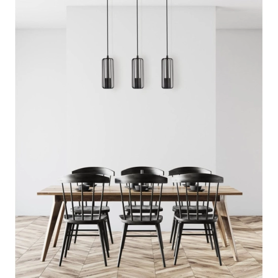 Lampa wisząca Sintra 3xGU10 czarna LP-975/3L BK LIGHT PRESTIGE