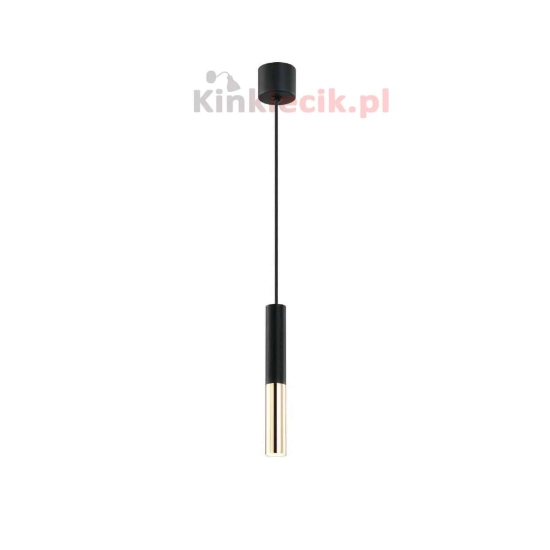 kinkiecikpl lampa wisząca Slimi S nero/gold ORLICKI