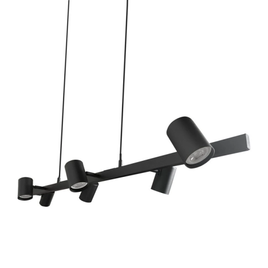 Lampa wisząca Snow 6xGU10 czarna LP-731/6L BK LIGHT PRESTIGE