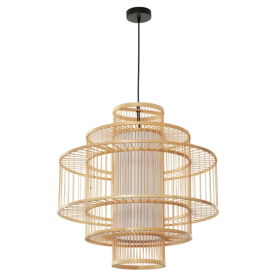Lampa wisząca Stela rattanowa 1xE27 LP-2026/1P Light Prestige