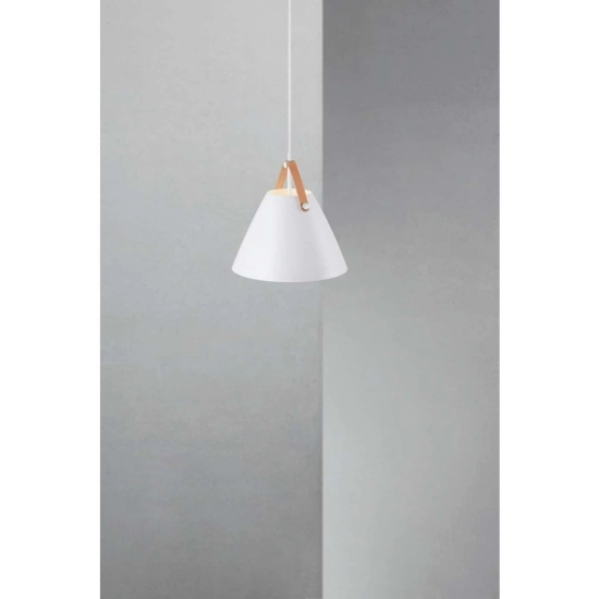 kinkiecik.pl Lampa wisząca Strap 27 DFTP Nordlux - biała 84333001