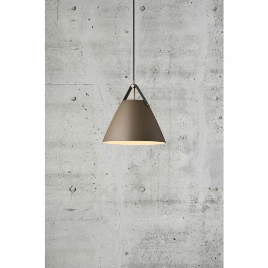 kinkiecik.pl Lampa wisząca Strap 27 DFTP Nordlux - beżowy 84333009